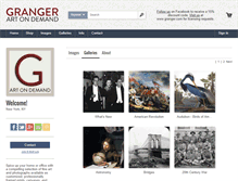 Tablet Screenshot of grangerartondemand.com